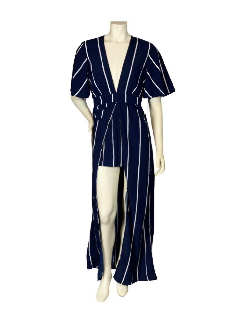 Japna High Low Kimono Style Maxi Dress